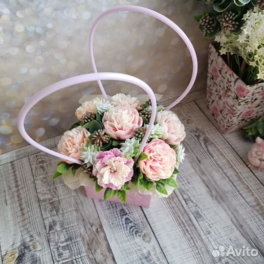 Букет из мыла подарок на 8 марта