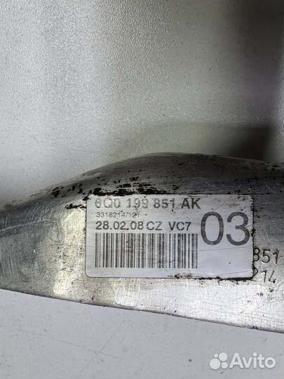 Опора двигателя задняя Skoda Roomster 1.6 BTS 2008