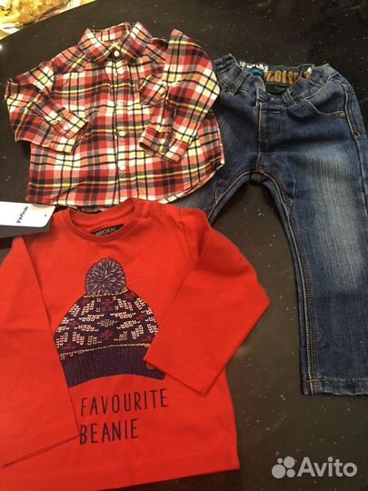 Пакет одежды на мальчика 9-12 мес