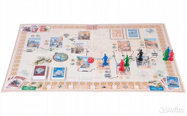 Настольная игра. Вокруг света за 80 дней