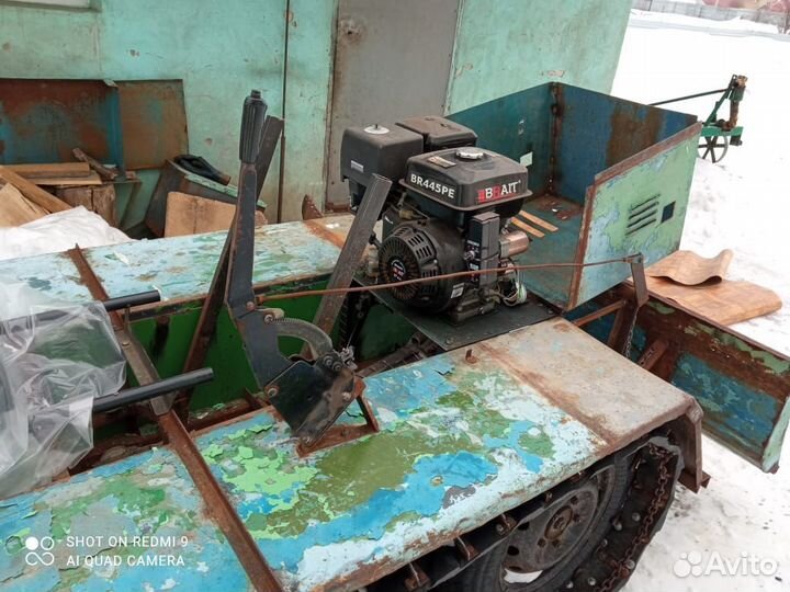 Самодельный гусеничный трактор