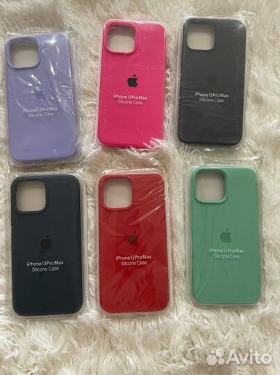 Чехлы Silicone case для iPhone 11 12 13