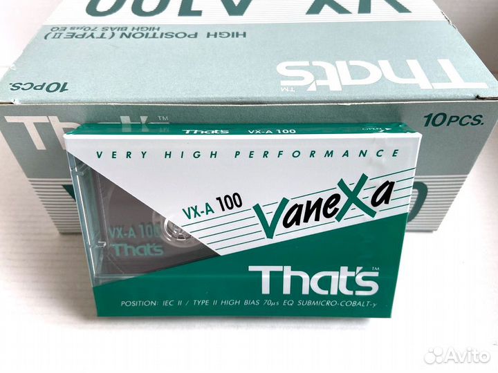 Аудиокассеты кассеты That's (Thats) VX-A 100