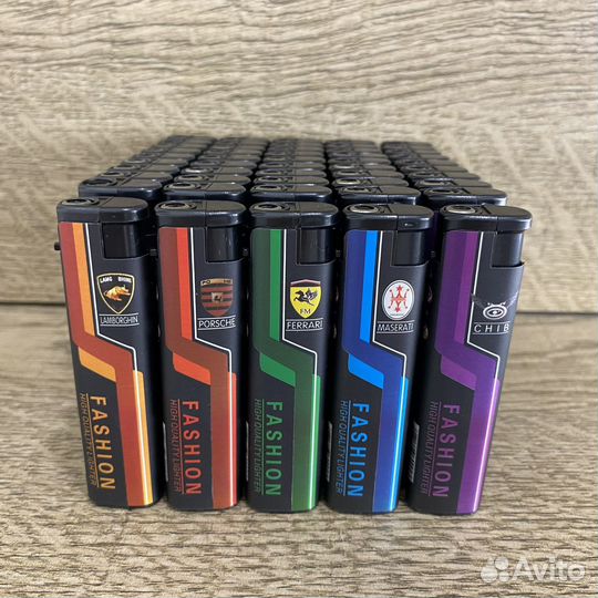 Зажигалка турбо пламя Авто 50шт