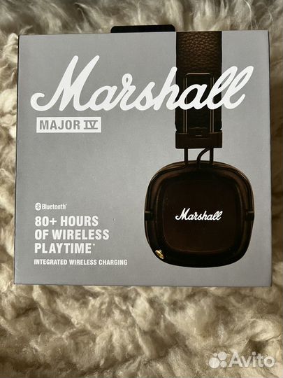 Marshall Major IV bluetooth Brown