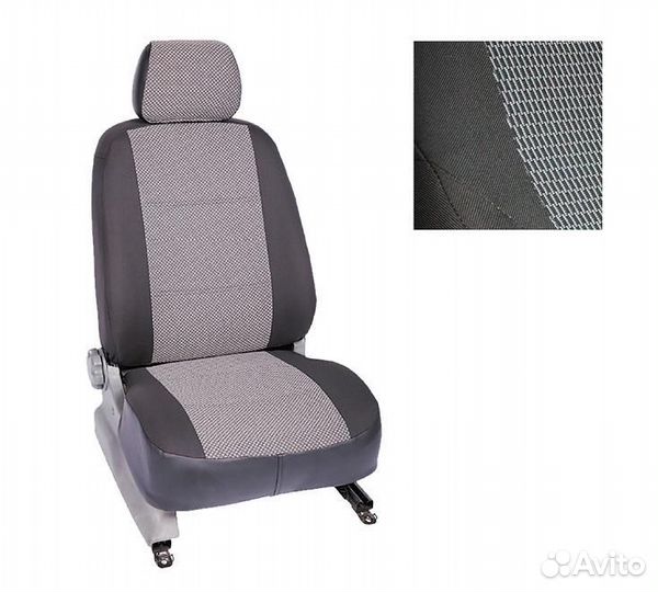 Чехлы жаккард seintex Tiguan с 2010 г, с столик