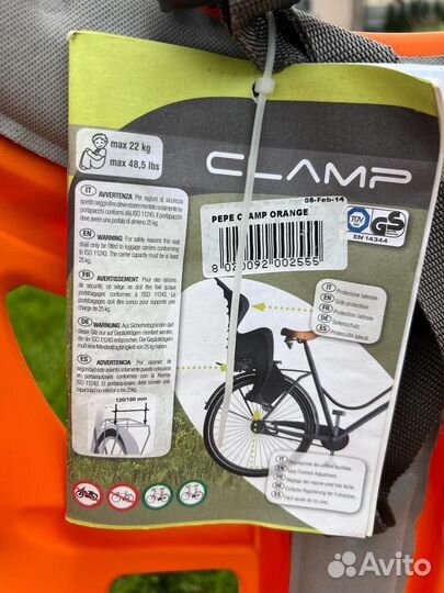 Детское велосипедное кресло