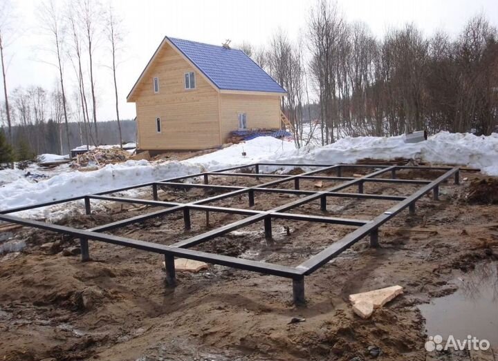 Винтовые сваи под ключ. Свайно винтовой фундамент