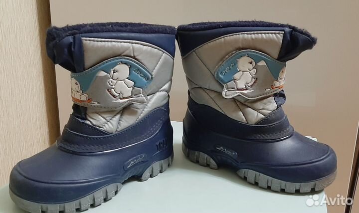 Сапоги резиновые на войлоке р.25