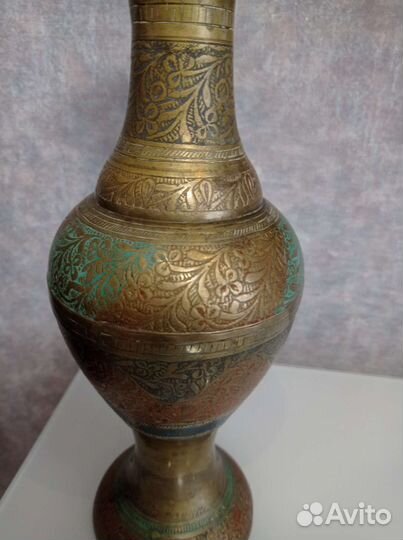 Ваза индийская латунь
