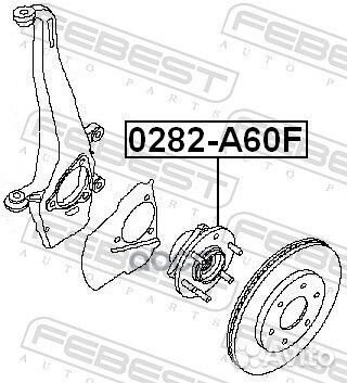 Ступица передняя (nissan armada TA60/infiniti Q