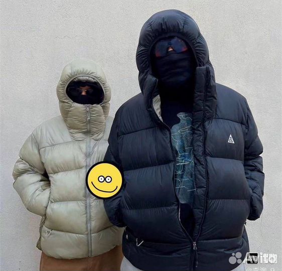 Пуховик nike acg двухсторонний