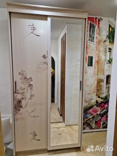 Шкаф купе бу с зеркалом