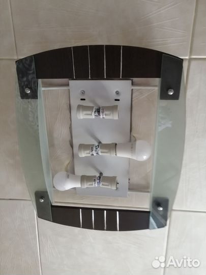 Стеклянная потолочная люстра