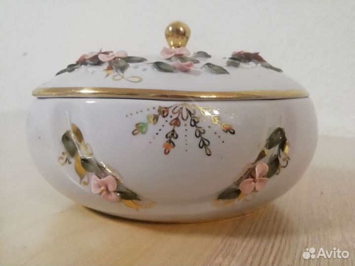 Шкатулка кисловодский фарфор