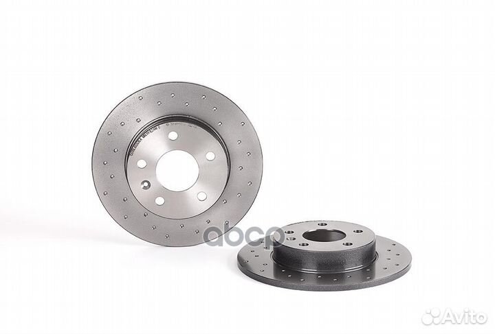 Диск тормозной Xtra зад 0876271X Brembo