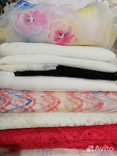 Трикотажная итальянская ткань, тюль