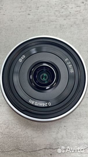 Sony 16mm f/2.8 E (SEL-16F28) комиссионный