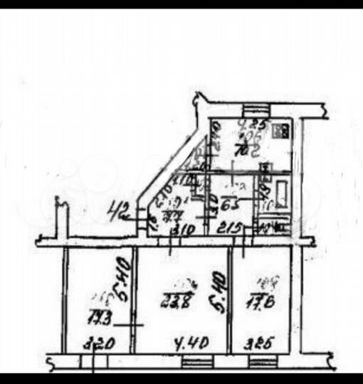 3-к. квартира, 88,7 м², 2/4 эт.