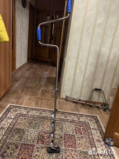 Бур рыболовный титановый