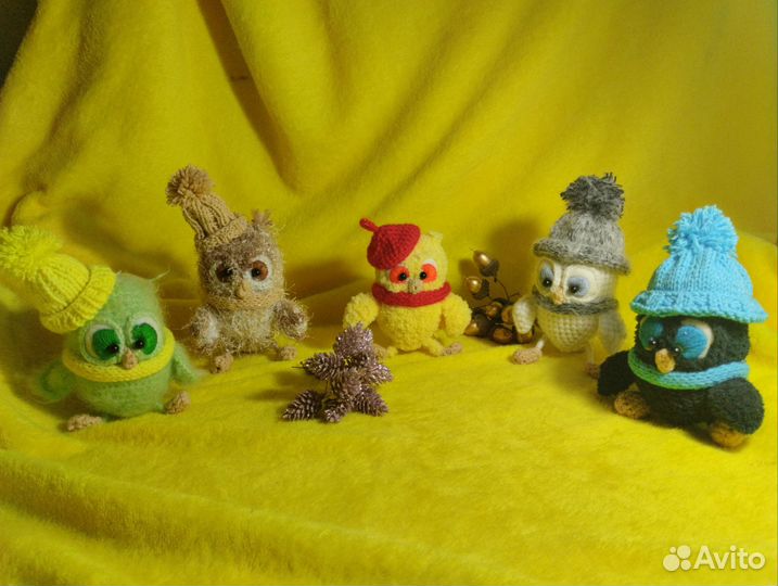 Игрушки ручной работы. Совята