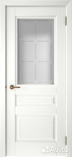 Двери окрашенные белые / Эмаль