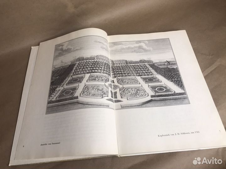 Книга альбом на немецком, Sanssouci, Сансусси