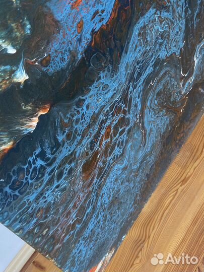 Картина абстракция акрил