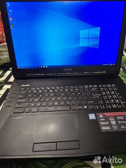 Игровой ноутбук MSI 17.3 i7 gtx 1060