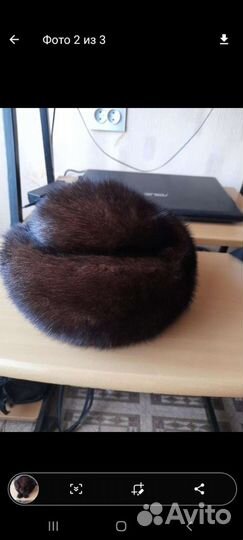 Шапка норковая женская