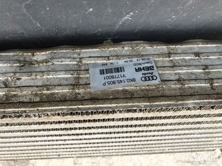 Интеркулер audi audi A4 07/A5 07/A6 11/Q5 08