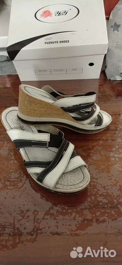 Сабо кожа 38р