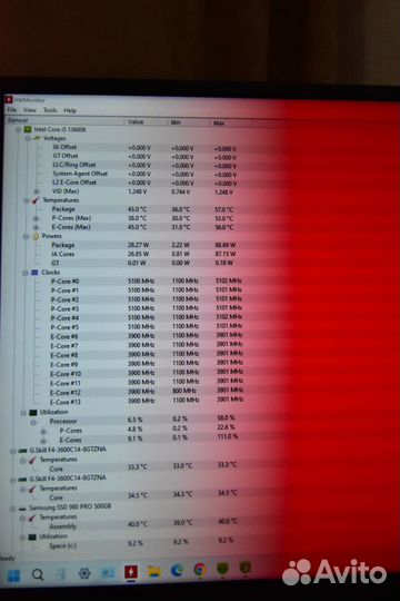 Процессор I5 13600K
