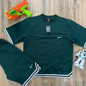 Спортивный летний костюм Nike шорты + футболка