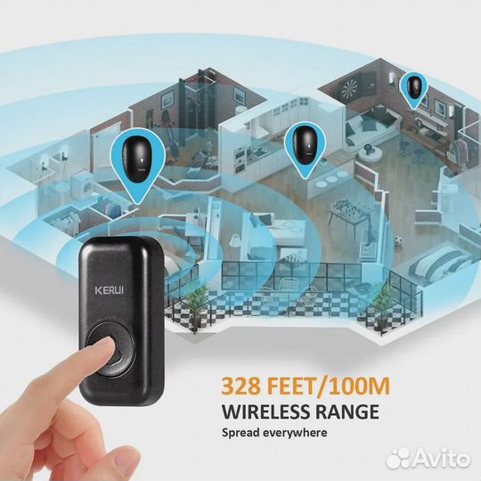 Беспроводной дверной звонок kerui