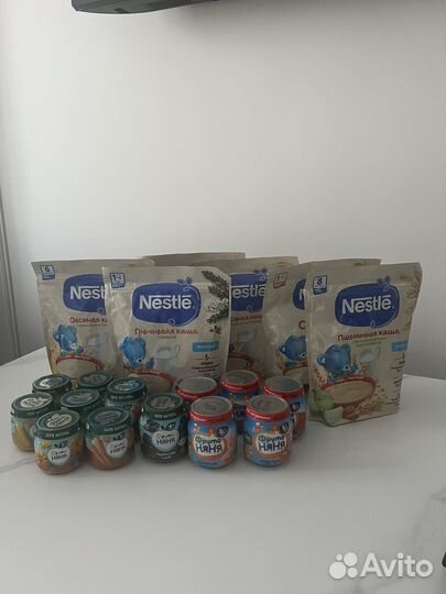 Детские каши молочные