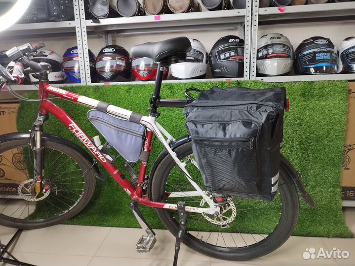 Велосумка на багажник. Новая. Цвет черный