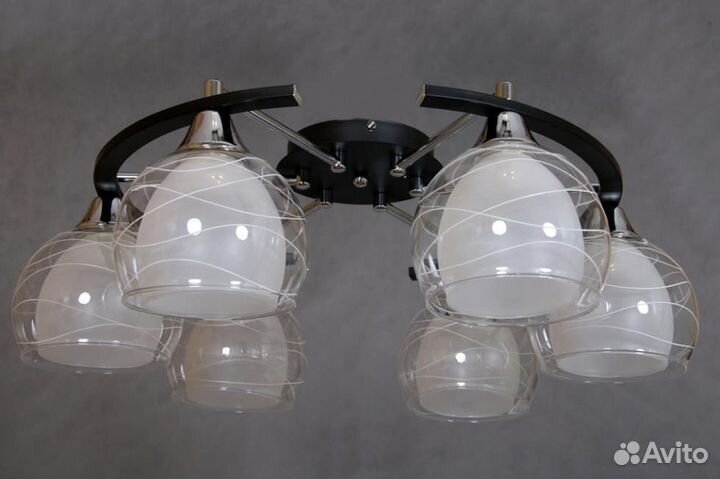 Люстра потолочная бу