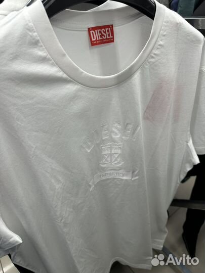 Футболка мужская diesel белая xxl