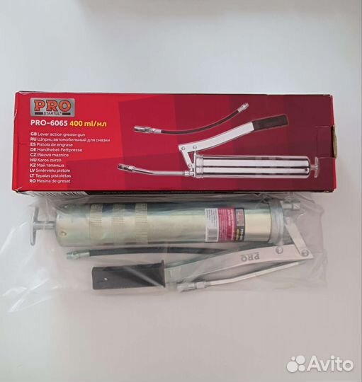 Шприц для смазки startul рычажно-плунжерный 400