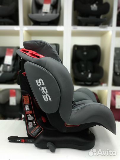 Автокресло 9-36кг изофикс LK thunder серый цвет