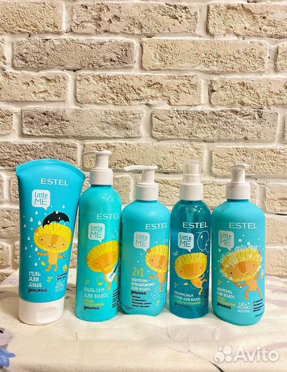 Детский шампунь бальзам спрей гель для душа Estel