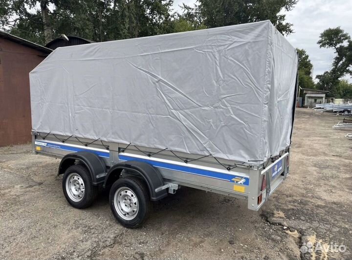 Прицеп легковой 2-х осный 3,5х1,56 с тентом Аэро