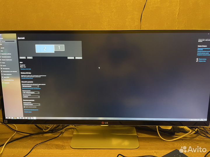 Монитор LG 34 34WK500 3440x1440 21:9