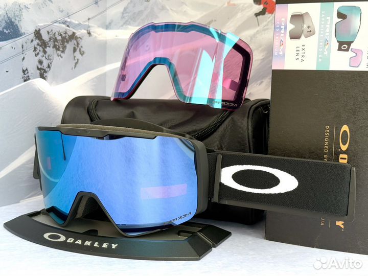 Горнолыжная маска Oakley Line Miner Pro M Sapph +