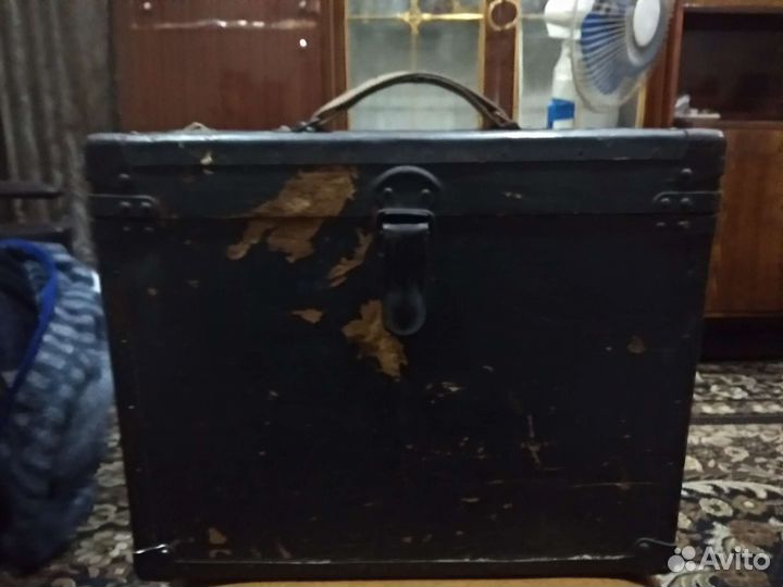 Сундук деревянный железный клёпаный армейский СССР
