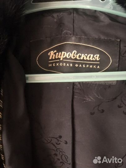 Шуба норковая 46 48 черная автоледи