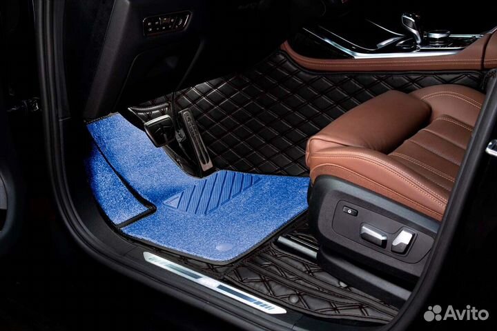 3D Коврики Chevrolet из Экокожи