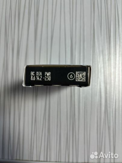 Линзы контактные aculife crystal -2,50