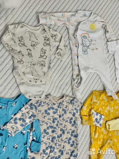 Фирменные вещи на малыша 0/12 мес